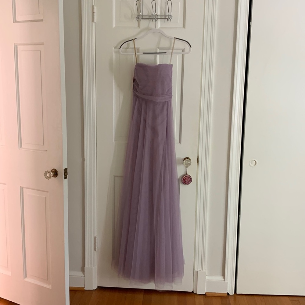 Purple bridesmaid dress